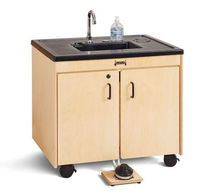 Jonti-Craft 1384JC Clean Hands Helper – Nonelectric Foot Pump Sink 26