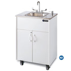Ozark River ADSTW-SS-SS1N Ozark River ADSTW-SS-SS1N Premier Portable Hot Water Sink 38" H - White w/ Stainless Steel Top and Basin