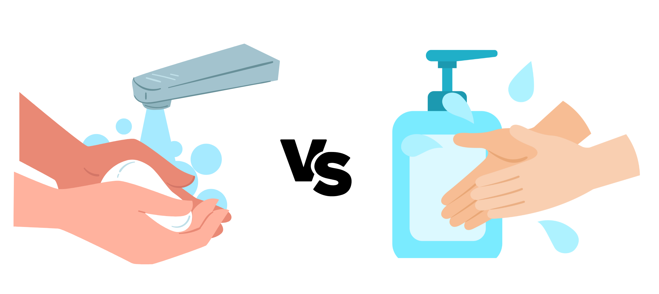 Handwashing vs. Hand Sanitizer