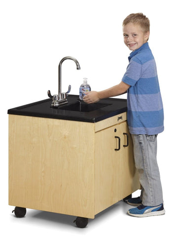 Jonti-Craft 1370JC Jonti-Craft 1370JC Clean Hands Helper Portable Sink Plastic Basin 26" H
