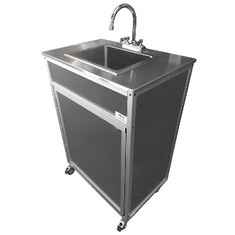 Monsam Monsam NS-009SS Portable Sink with Stainless Steel Top 39" H