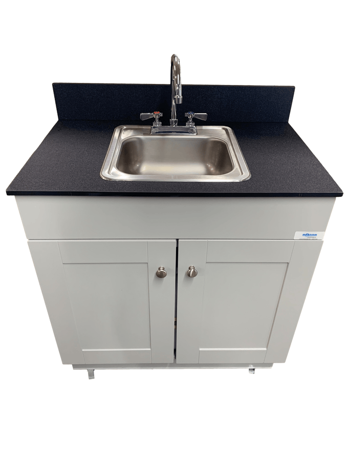 Monsam Monsam PSW-007M Portable Sink - White, Gray or Maple Cabinet 38" H
