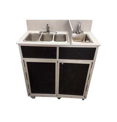 Monsam NS-004S NSF Certified Compact Four Basin Portable Sink 39