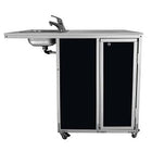 Monsam NS-2020 Black Monsam NS-2020 NSF Certified ADA Compatible Portable Sink 34" H