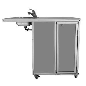 Monsam NS-2020 Grey Monsam NS-2020 NSF Certified ADA Compatible Portable Sink 34" H