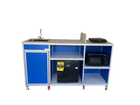 Monsam PK-001-Blue Monsam PK-001 Portable Mobile Kitchen Including Sink 39" H