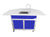 Monsam PSE-2040-Blue Monsam PSE-2040 Portable Science Lab Workstation w/ Attached Portable Sink 33" H