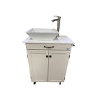 Monsam PSW-0013 Monsam PSW-0013 White Portable Sink with Ceramic Basin 36" H