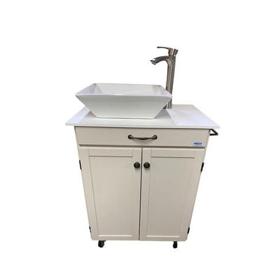 Monsam PSW-0013 White Portable Sink with Ceramic Basin 36