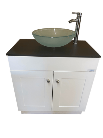 Monsam PSW-007M-SF_W+B Monsam PSW-007M-SF Portable Sink - White, Gray or Maple Cabinet 38" H