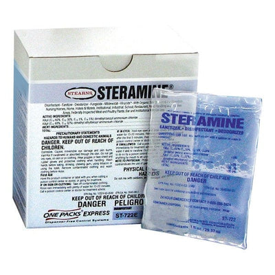 Steramine Quaternary Sanitizer Master Pack AC-09-SMP