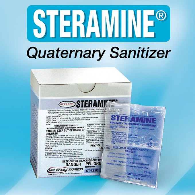 Ozark River AC-09-SMP Steramine Quaternary Sanitizer Master Pack AC-09-SMP