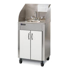 Ozark River ESPRWK-SS-SS1N Ozark River Elite Pro 1 ESPRWK-SS-SS1N Portable Hot Water Sink w/ Stainless Steel Top and Basin - White/Black