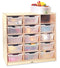 Whitney Brothers WB0915T 15 Tray Storage Cabinet - WB0915T