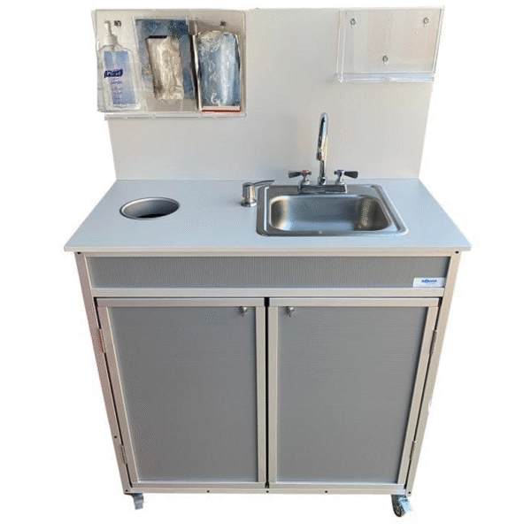 Monsam Sanitizing Station HWS-009S Portable Sink (Hot & Cold) - Image 7