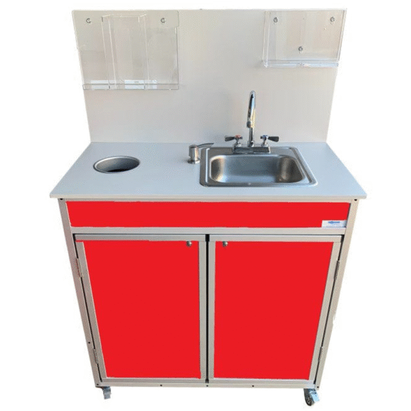 Monsam Sanitizing Station HWS-009S Portable Sink (Hot & Cold) - Image 2
