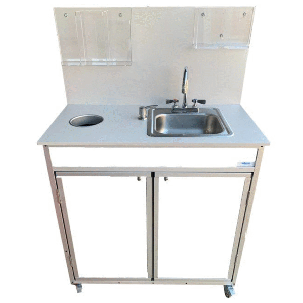 Monsam Sanitizing Station HWS-009S Portable Sink (Hot & Cold) - Image 6