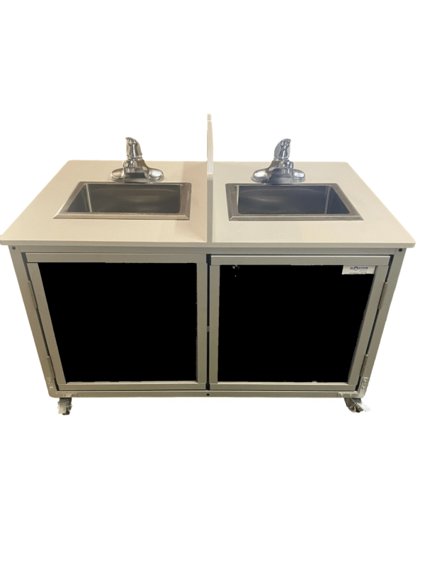 Monsam PSE-2006D Child Height Portable Sink (Hot & Cold) - Image 2