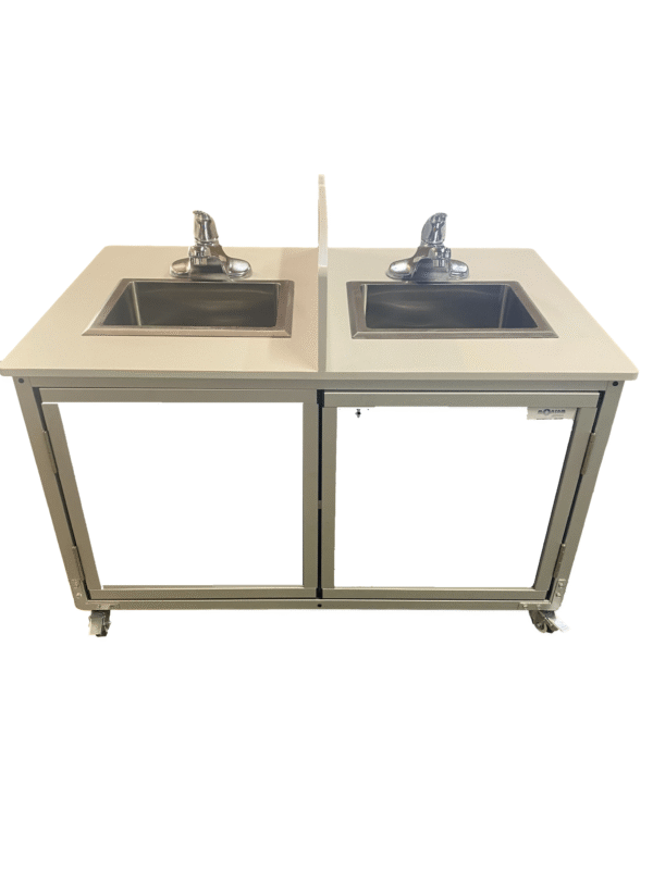Monsam PSE-2006D Child Height Portable Sink (Hot & Cold) - Image 3