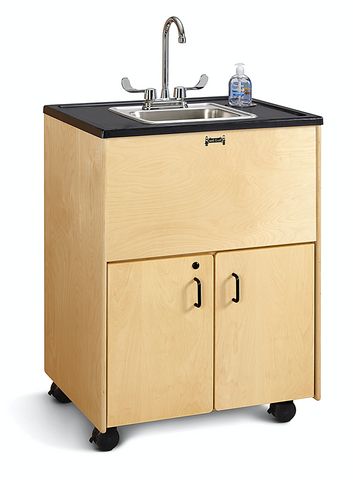 Jonti Craft portable sink with stainless steel basin on All Portable Sinks