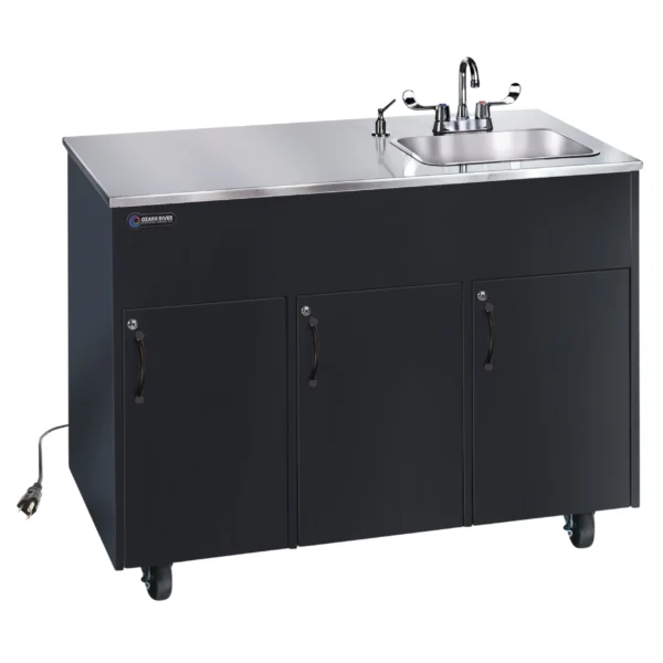 Ozark River Manufacturing Advantage ADAVK-SS-SS1DN Portable Sink (Hot & Cold)