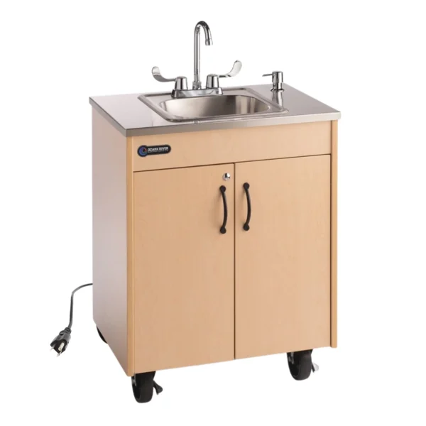 Ozark River Manufacturing Lil Premier CHSTM-SS-SS1N Child Height Portable Sink (Hot & Cold)