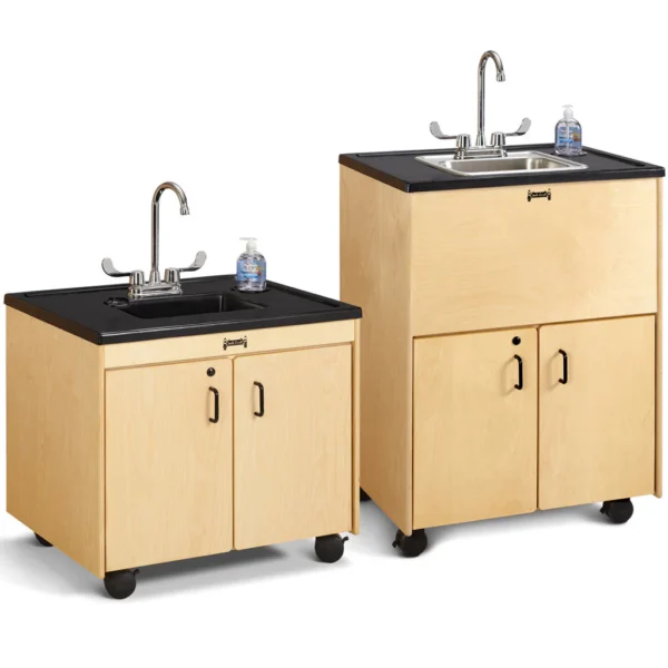 Jonti-Craft Clean Hands Helper 1370JC Portable Sink (Hot & Cold) - Image 6