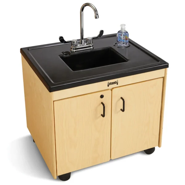 Jonti-Craft Clean Hands Helper 1370JC Portable Sink (Hot & Cold) - Image 4