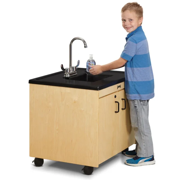 Jonti-Craft Clean Hands Helper 1370JC Portable Sink (Hot & Cold) - Image 5