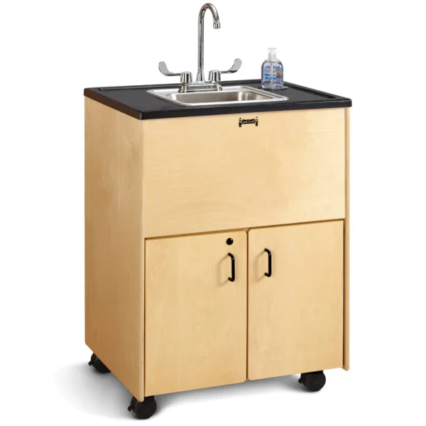 Jonti-Craft Clean Hands Helper 1373JC Portable Sink (Hot & Cold)