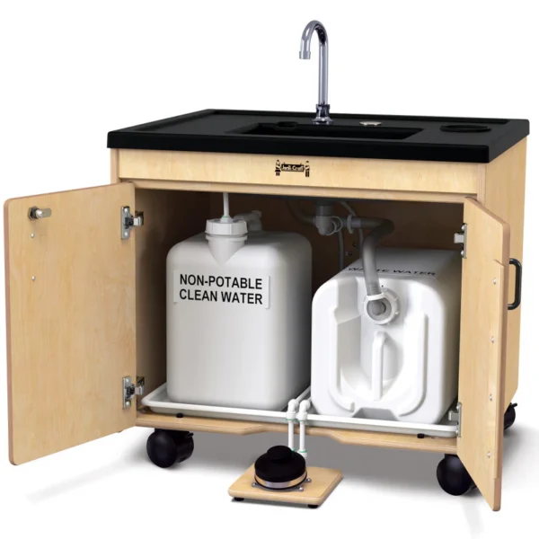 Jonti-Craft Clean Hands Helper 1384JC Portable Sink (Cold Only) - Image 3