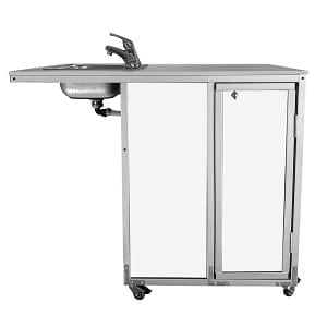 Monsam PSE-2020I White Monsam PSE-2020I Child Height ADA Compatible Portable Sink 28" H