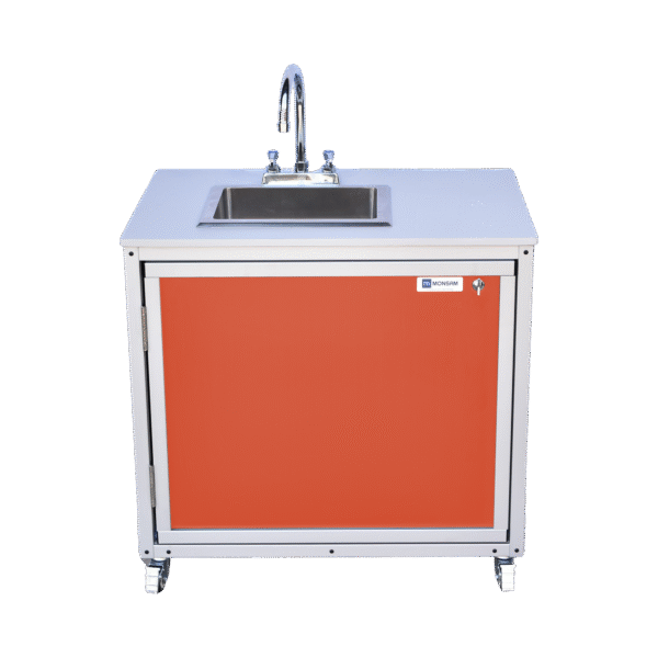 Monsam PSE-2006B Child Height Portable Sink (Cold Only) - Image 4
